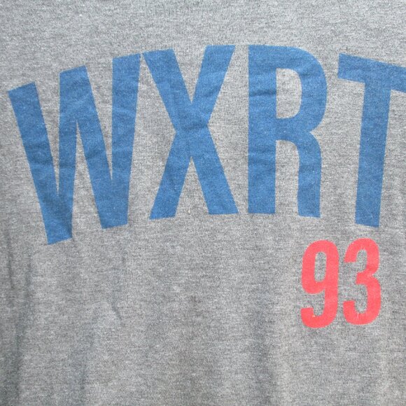 93 WXRT RADIO T-SHIRT SIZE M 93.1 W XRT Chicago Radio Blue Vintage Style RARE!!! - Picture 2 of 5